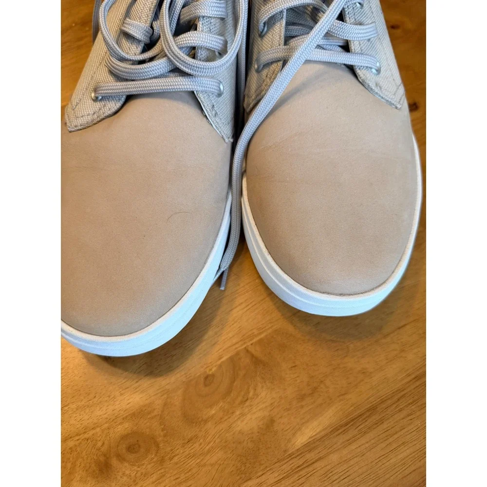 Timberland Davis Square Chukka Mens Tan Beige Leather ReBOTL Sneakers A1Y9P 11.5
